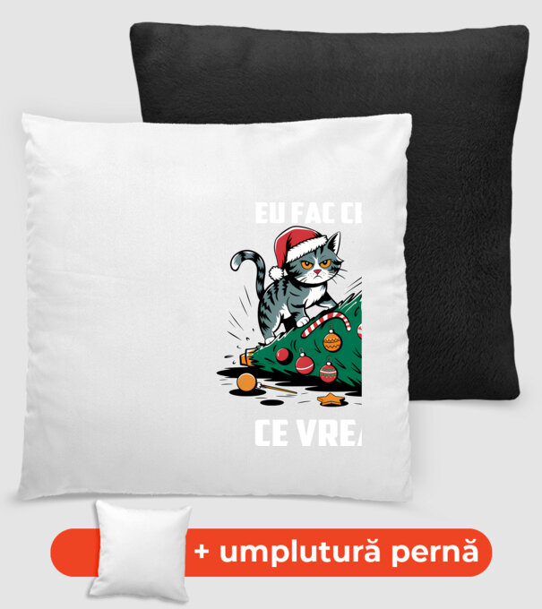 Eu fac ceea ce vreau Negru model negru pe tricou