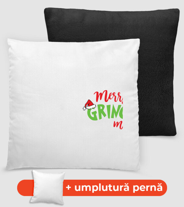 Grinchmas model negru pe tricou