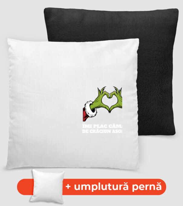 Îmi plac cămășile de crăciun asortate negru model negru pe tricou