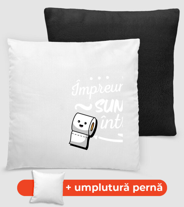 Împreună suntem întregi! model negru pe tricou