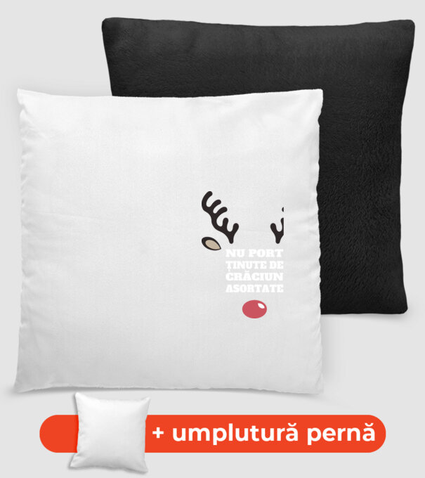 Nu port ținute de crăciun asortate crăciun chiar căprioară Negru model negru pe tricou