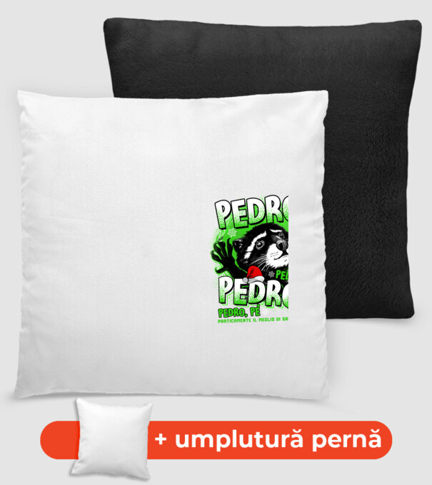 Pedro pedro christmas model negru pe tricou