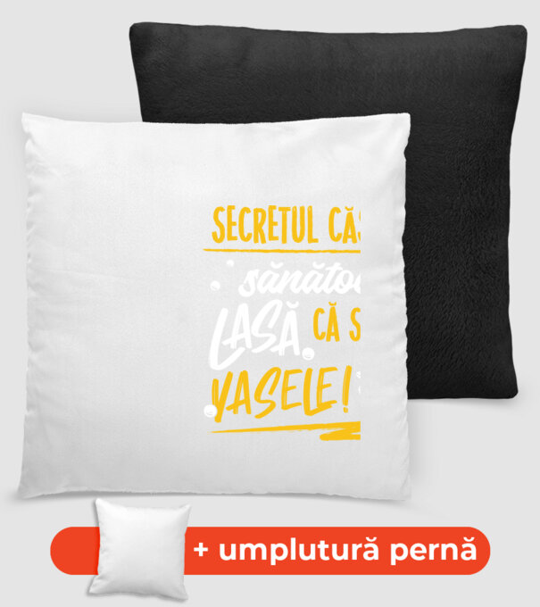 Secretul căsniciei sănătoase model negru pe tricou