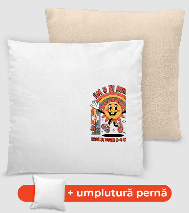 Am o zi bună! model nisipiu pe tricou