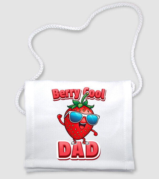 Berry Cool Dad Strawberry model alb pe tricou