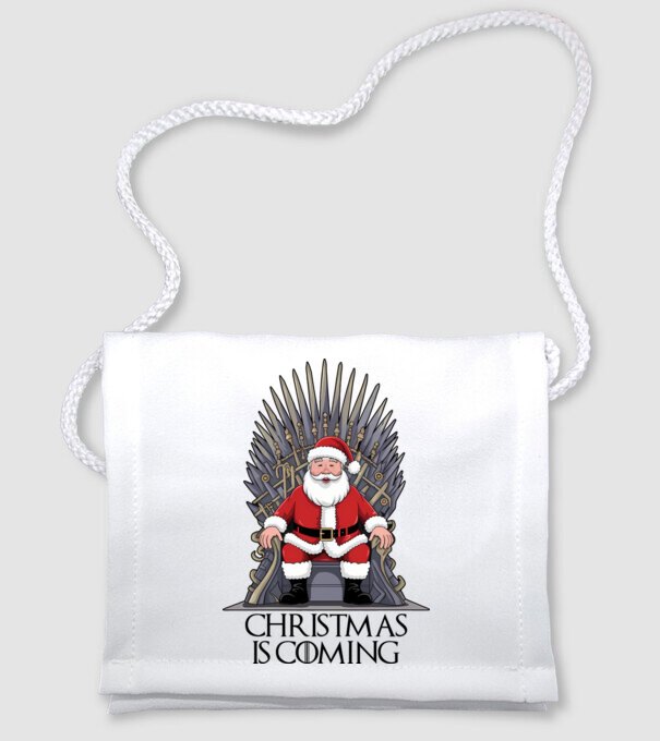Christmas is Coming Alb model alb pe tricou