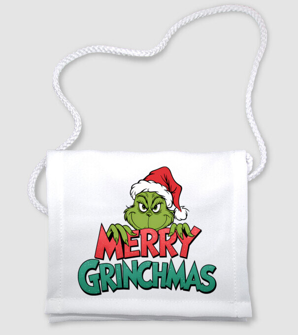 Merry Grinchmas model alb pe tricou