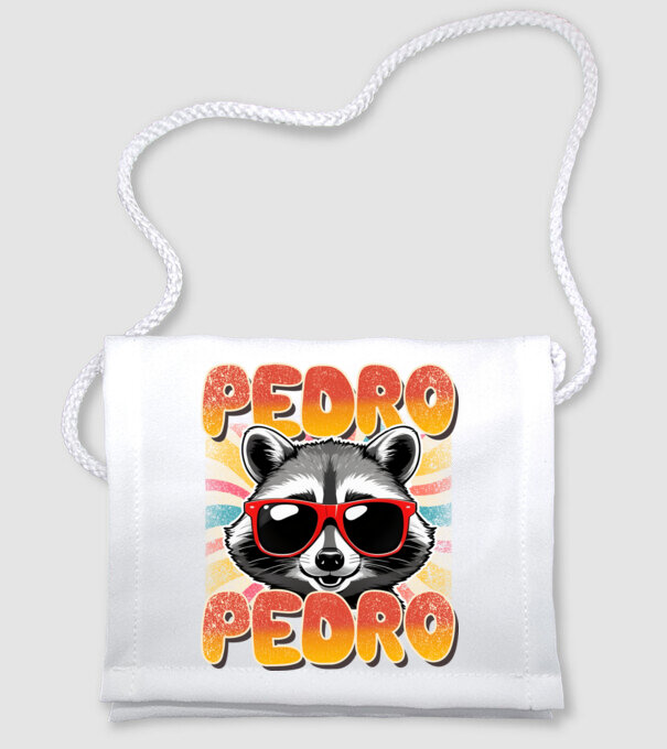 Pedro Pedro groovy retro model alb pe tricou