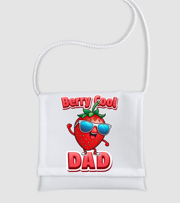 Berry Cool Dad Strawberry model alb pe tricou
