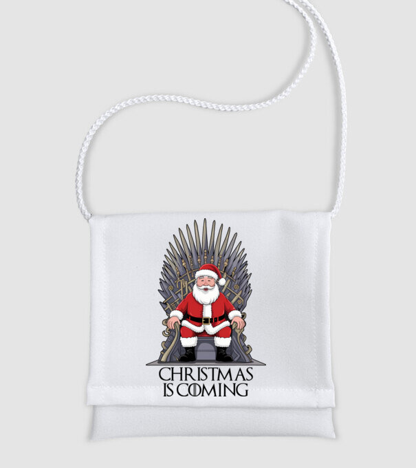 Christmas is Coming Alb model alb pe tricou