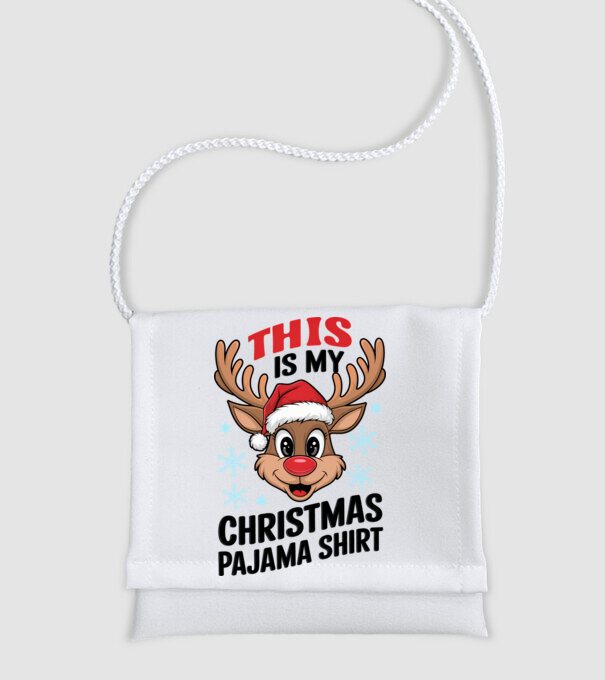 Christmas Pajama Reindeer Alb model alb pe tricou