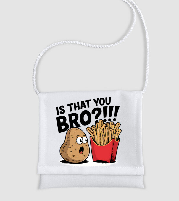 Is that you BRO?!! Alb model alb pe tricou