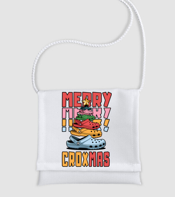Merry Croxmas  model alb pe tricou
