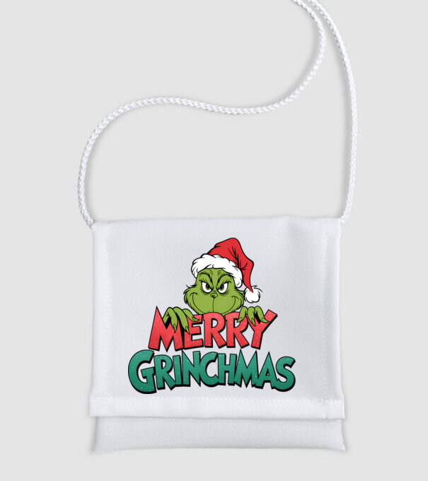 Merry Grinchmas model alb pe tricou