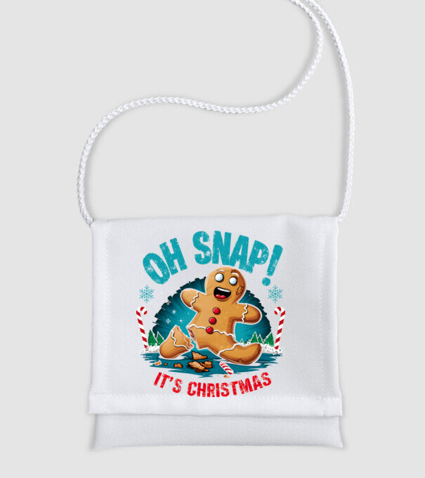Oh snap! It's christmas Alb model alb pe tricou