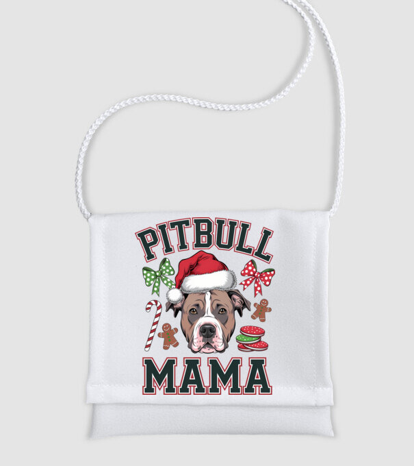 Pitbull Mama model alb pe tricou