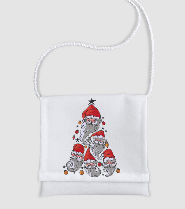 Pitici pentru pomul de Crăciun model alb pe tricou