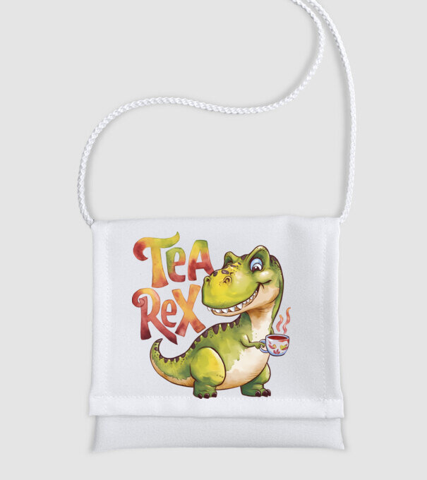 Tea Rex model alb pe tricou