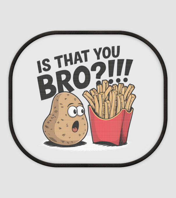 Is that you BRO?!! Alb model alb pe tricou