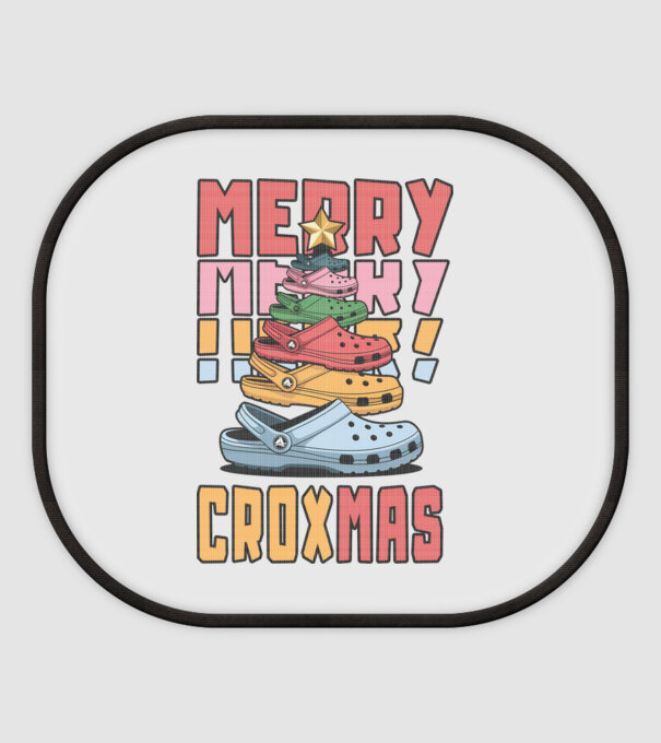 Merry Croxmas  model alb pe tricou