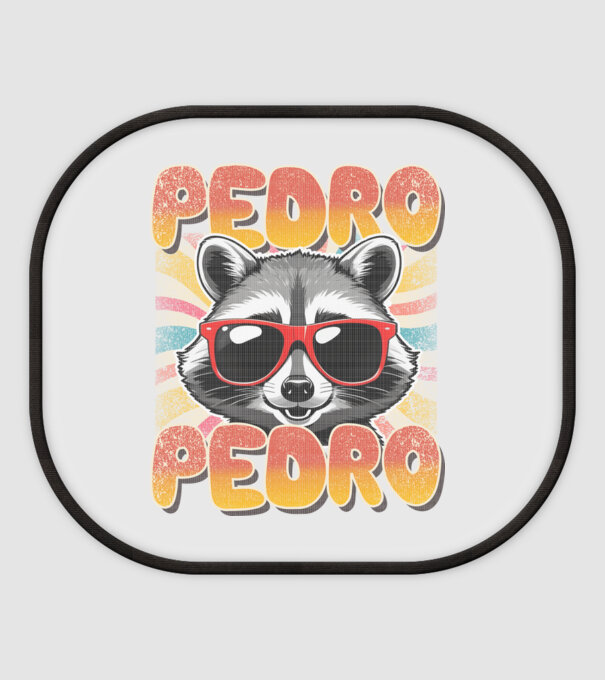 Pedro Pedro groovy retro model alb pe tricou