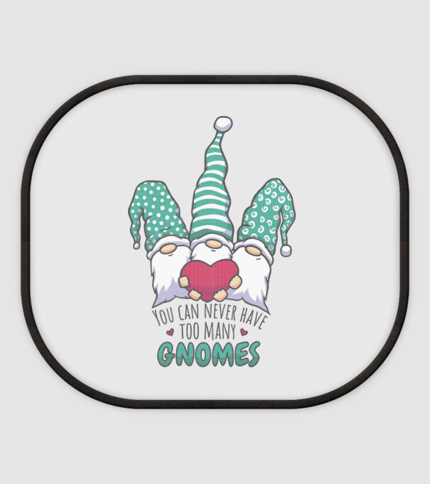 You can never have too many Gnomes model alb pe tricou