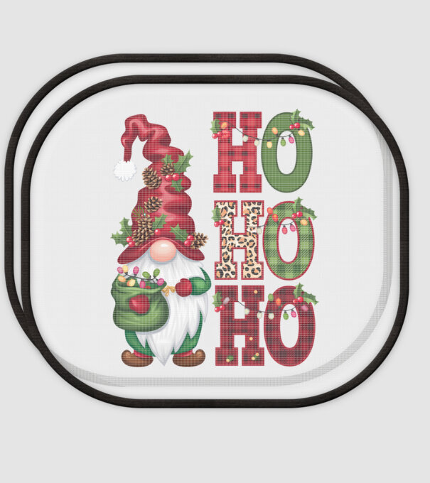 HOHOHO Gnome model alb pe tricou