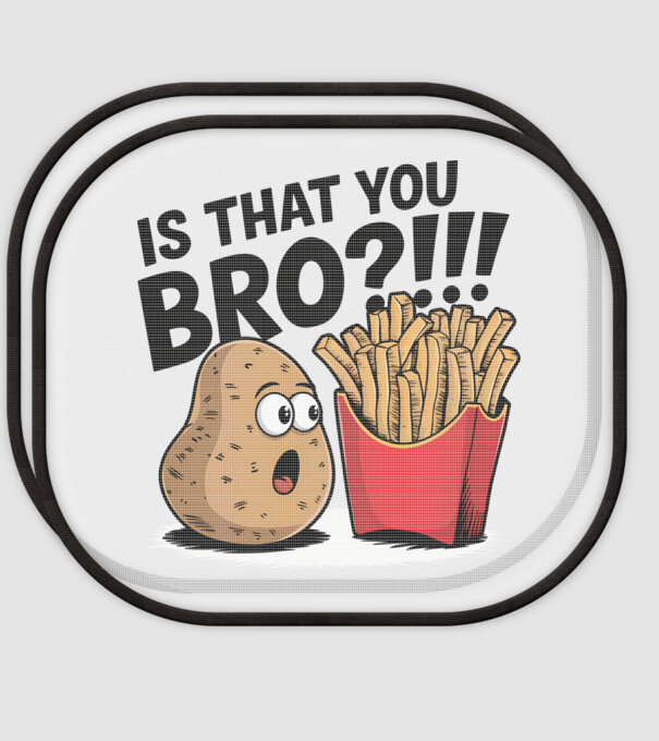 Is that you BRO?!! Alb model alb pe tricou