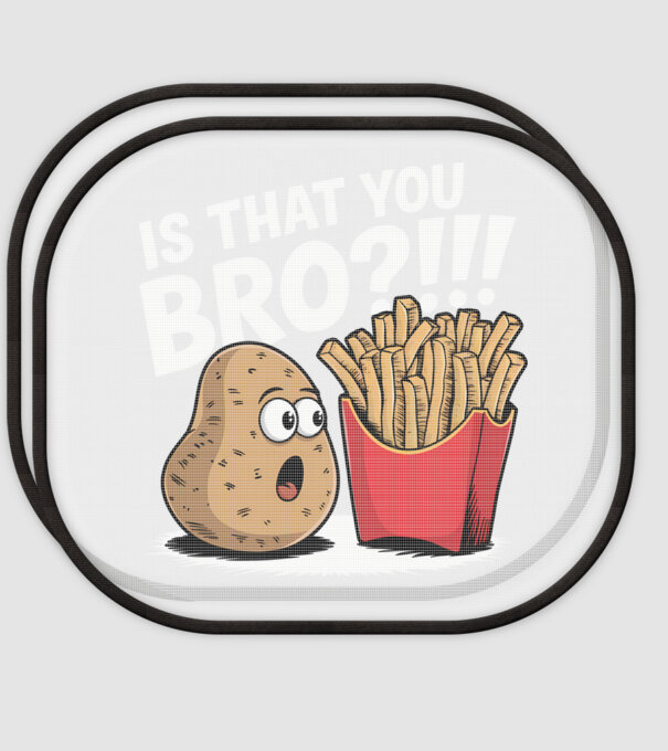 Is that you BRO?!! Negru model alb pe tricou