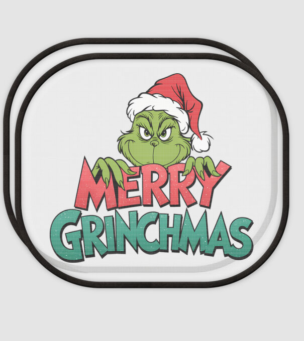 Merry Grinchmas model alb pe tricou
