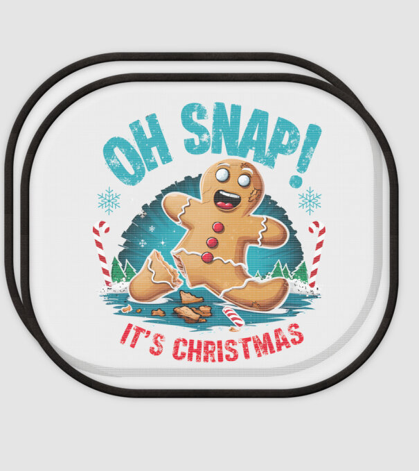 Oh snap! It's christmas Alb model alb pe tricou