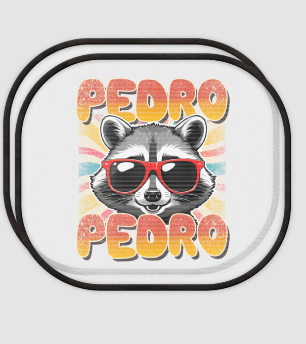 Pedro Pedro groovy retro model alb pe tricou