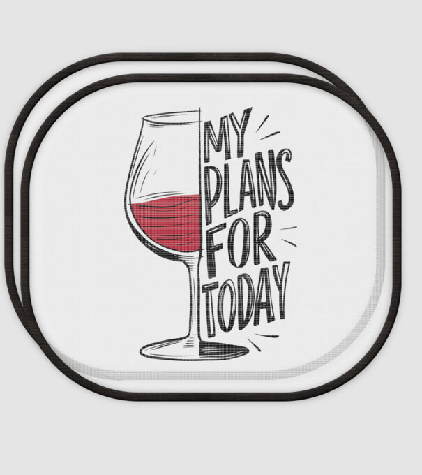 Wine Plans For Today Alb model alb pe tricou