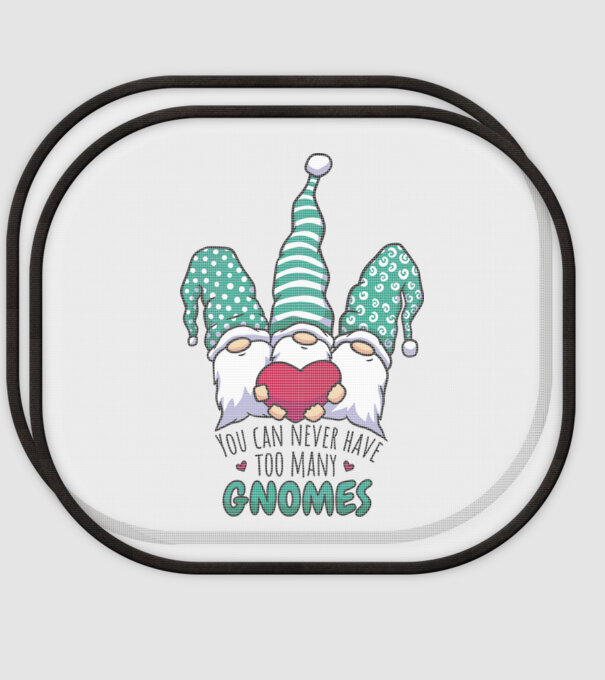You can never have too many Gnomes model alb pe tricou