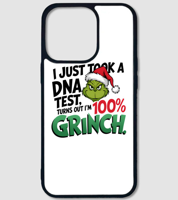 Grinch DNA test model alb pe tricou