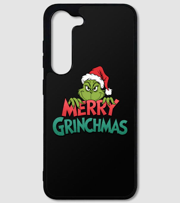 Merry Grinchmas model negru pe tricou