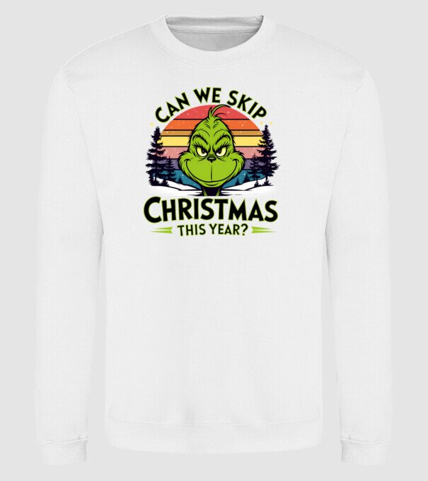 Can we skip christmas this year model alb pe tricou