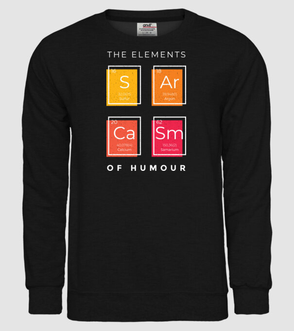 Elementele umorului model negru pe tricou