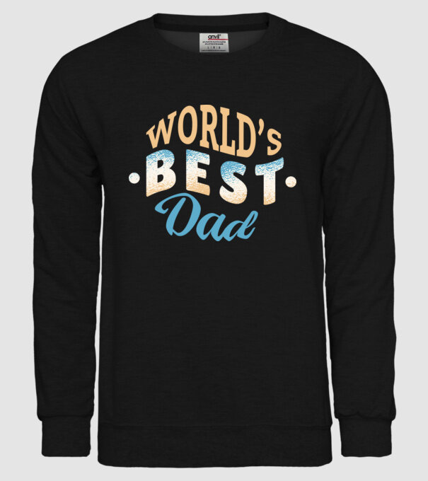Cel mai bun Tătic din lume model negru pe tricou