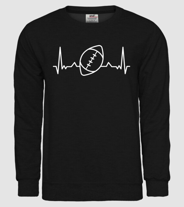 Fotbal american Evoluție model negru pe tricou