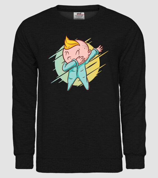 Bebe DAB model negru pe tricou