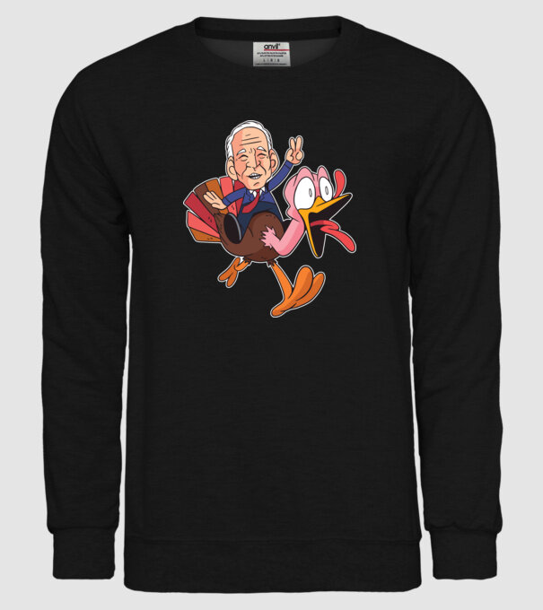 Biden Thanksgiving model negru pe tricou