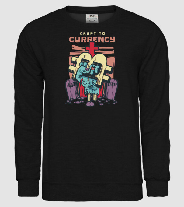 Cimitir Bitcoin model negru pe tricou