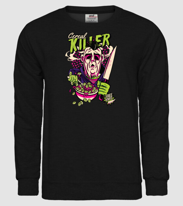 Cereale Killer Fulgi de cereale model negru pe tricou