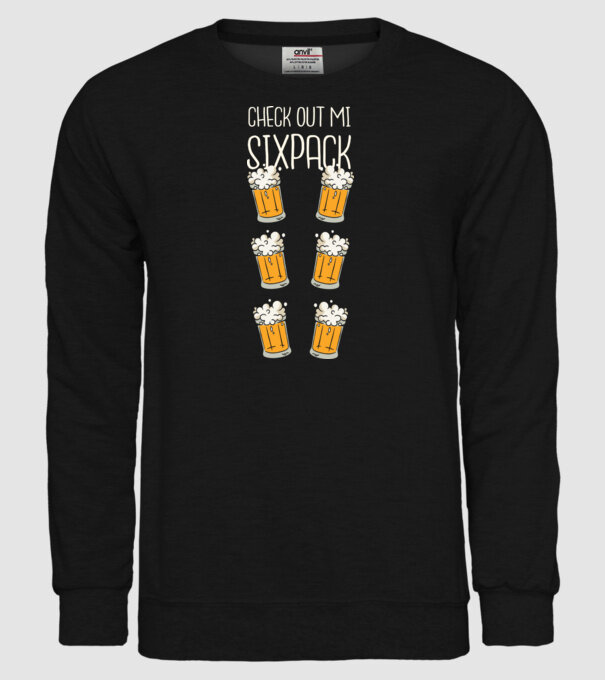 Check out my Six Pack Sörös model negru pe tricou