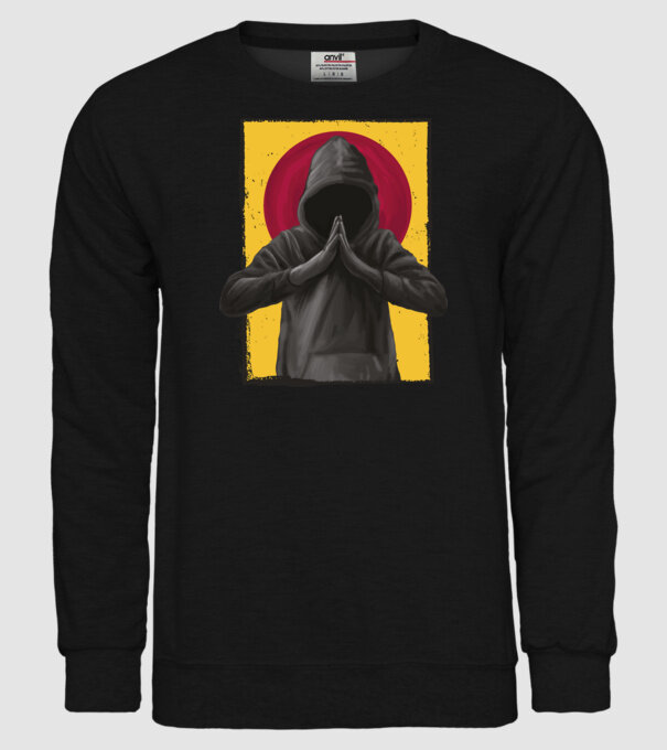 Rugăciune Hacker model negru pe tricou