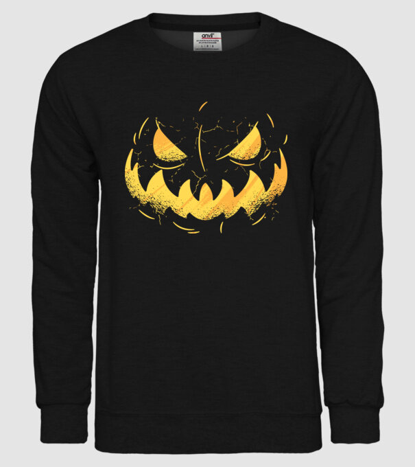 dovleac înfricoșător Halloween model negru pe tricou