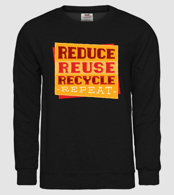 Protecția mediului model negru pe tricou