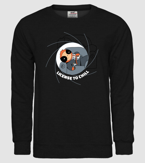 Leneș Bond 007 model negru pe tricou