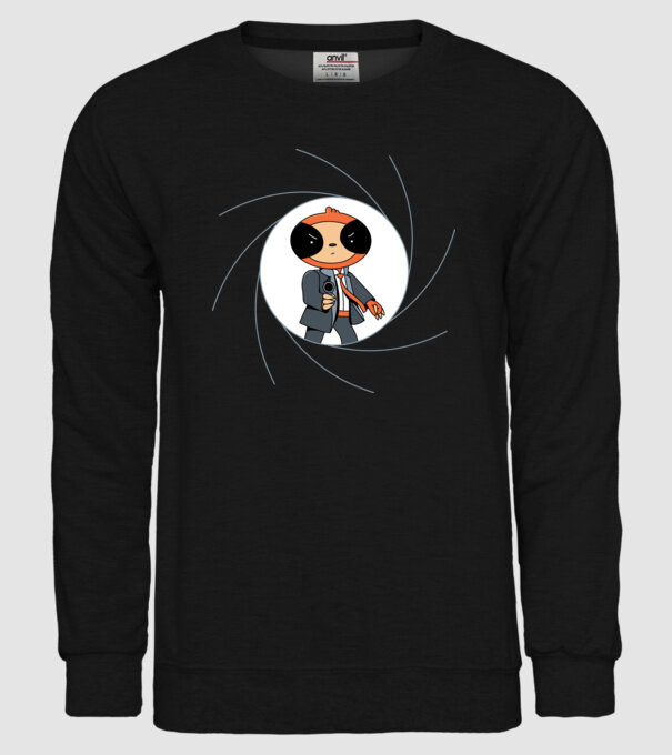 Leneș Bond 007 model negru pe tricou